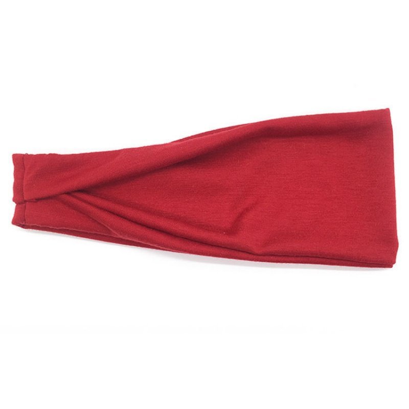 Sports stretch solid color striped running headband Sports stretch solid color striped running headband